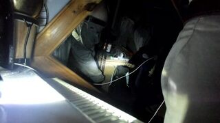 half naked studying - porn video