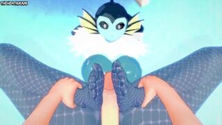 Hentai POV Feet Pokemon Vaporeon - porn video