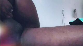 Big Booty Ebony Housewife Rides StepSons BBC until he cums - porn video