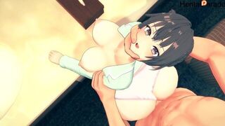 Yuki Suou Taking Morning Backshots Hentai Roshidere Uncensored - porn video