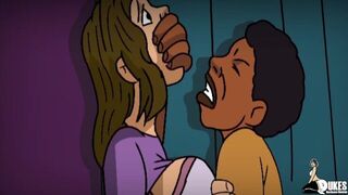 Freaky BBC pounds tight white pussy - porn video